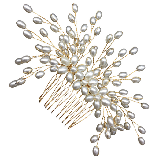 Pearl Hair Comb